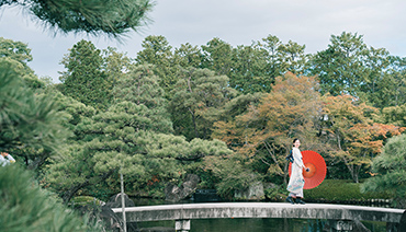 好古園で成人式前撮り